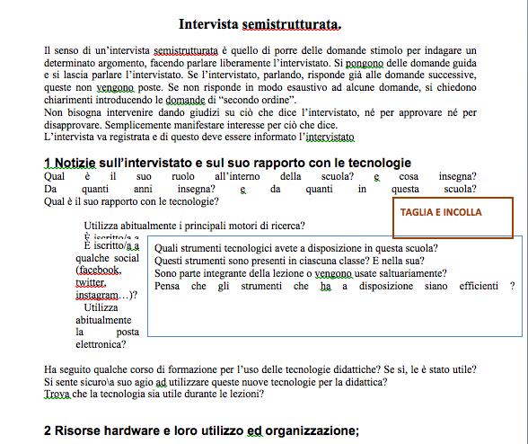 sulla struttura e sulla