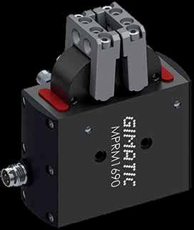 MPRM Pinze elettriche radiali a 2 griffe 2-jaw radial electric grippers MPRM Pinza elettrica radiale a 2 griffe autocentrante Semplice azionamento Plug&Play.