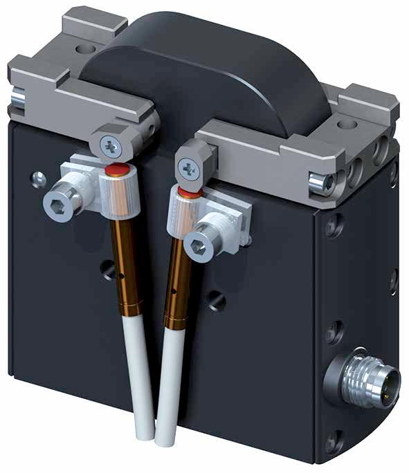 MPRM Sensori induttivi (opzionali) Il rilevamento della posizione di lavoro è affidato a sensori induttivi Ø4mm (opzionali) che