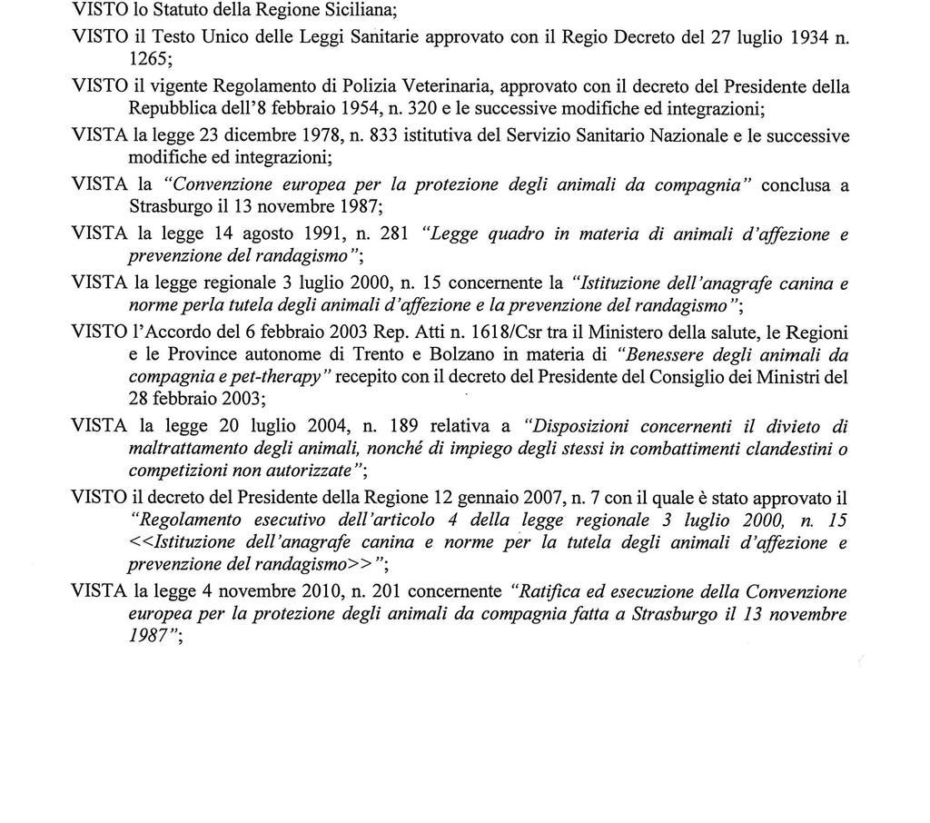 2 Suppl. ord. n. 2 alla GAZZETTA UFFICIALE DELLA REGIONE SICILIANA (p. I) n. 2 dell 11-1-2019 (n.