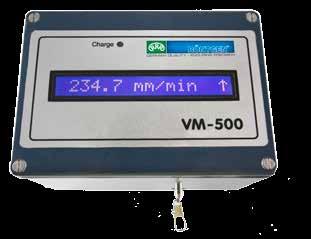 Il Röntgen VM - 500 permette una misurazione precisa e puntuale dell avanzamento