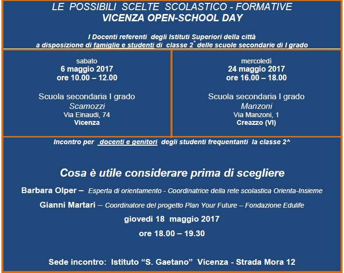 classi II studenti e genitori date da concordare Giudizio molto