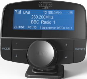 Italiano TINY AUDIO C12 HIDDEN DAB RECEIVER WITH WIRELESS REMOTE AND