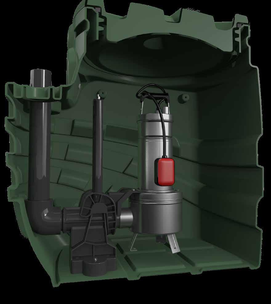 CARATTERISTICHE REALIZZATE CON MATERIALI RICILABILI COPERCHIO Completamente ermetico e di facile montaggio : dotato di guarnizione e chiusura di sicurezza.