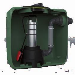 La gamma FEKABOX è predisposta per l utilizzo di una sola pompa monofase automatica con galleggiante che deve essere