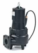 ELETTROPOMPE SOMMERGIBILI PER ACQUE REFLUE - SUBMERSIBLE ELECTRIC WASTEWATER PUMPS DV25 Le elettropompe sommergibili con girante a vortice non intasabile della serie DV 25 sono state progettate per