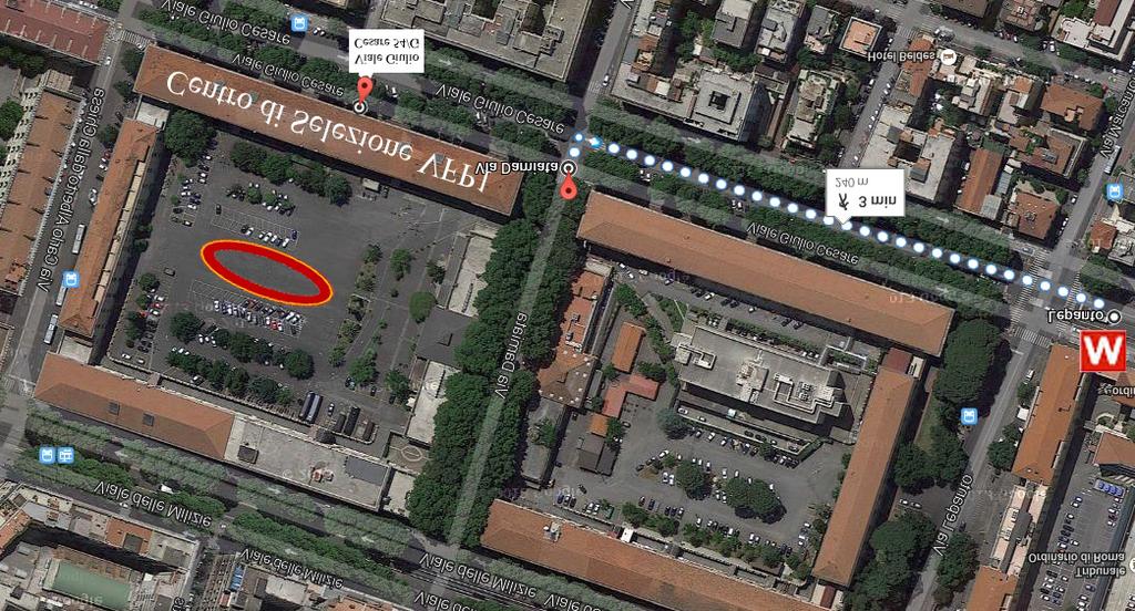 CENTRO DI SELEZIONE VFP1 DI ROMA Sito a ROMA in Via Damiata 1/A * tel. 06/32484218 COME RAGGIUNGERCI IN AUTOBUS Dalla stazione centrale di ROMA TERMINI prendere l autobus n.