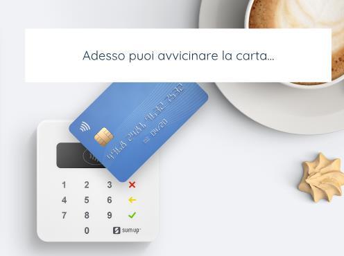 ACCETTARE IL PAGAMENTO SIA SULLA SCHERMATA DELL APP MOBYPAY CHE SUL TERMINALE VIENE VISUALIZZATA LA RICHIESTA DI