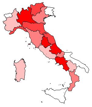 ASPETTI SOCIO ECONOMICI Fenomeno franoso in Italia Perdite umane dovute a frane Periodo 1945-1990 Fonte: Servizio Geologico Nazionale Numero di frane Periodo 1945-1990 Fonte: GNDCI Progetto AVI Paesi