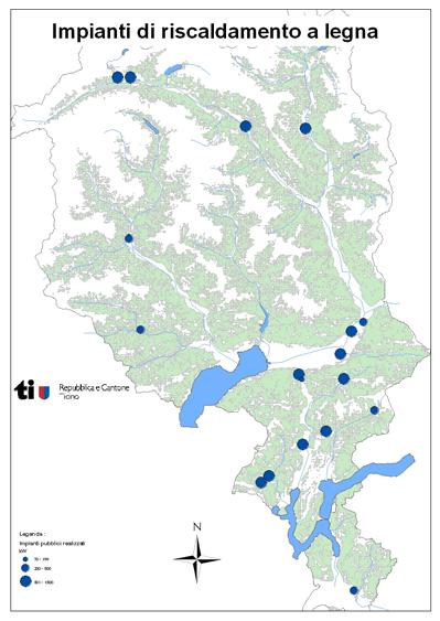 Totale impianti Totale SRE Totale kw 28 193'587 m 2 11 947 Totale impianti Totale SRE Totale kw 13 196 000 m 2 11 600 Attualmente in Ticino vi sono ca.