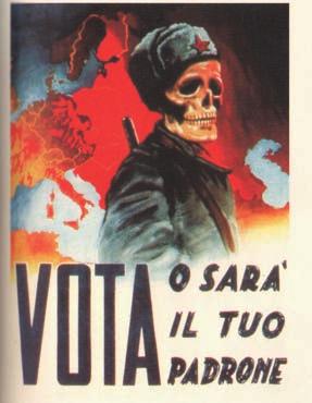 ELEZIONI DEL 1948 E DEMONIZZAZIONE DELL AVVERSARIO POLITICO l Italia del dopoguerra vento del nord e vento del sud l avvento della Guerra fredda e le sue ripercussioni le elezioni del 1948: uno