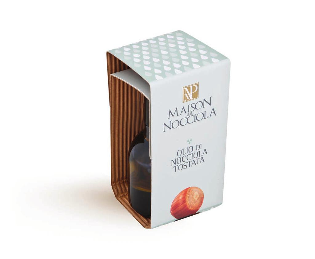 L I N E A C H E F OLIO DI NOCCIOLA TOSTATA HAZELNUT OIL Ottenuto dalla spremitura a freddo delle Nocciole Tostate.