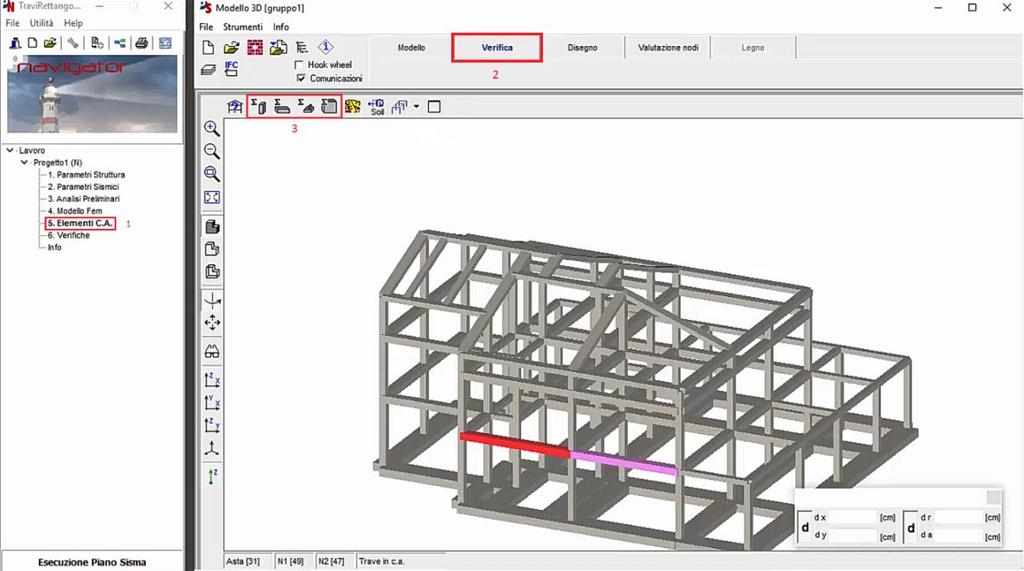 creare un Nuovo progetto all interno del software Piano Navigator.