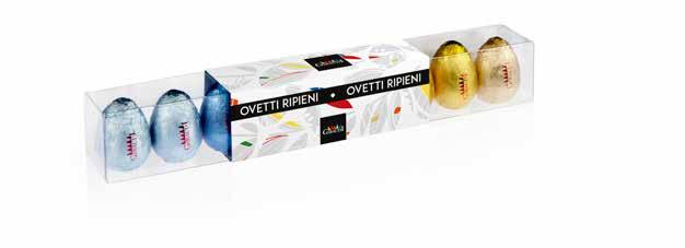 6218661 STECCA 4 OVETTI RIPIENI ALLE CREME 60g / 12 pz x ct.