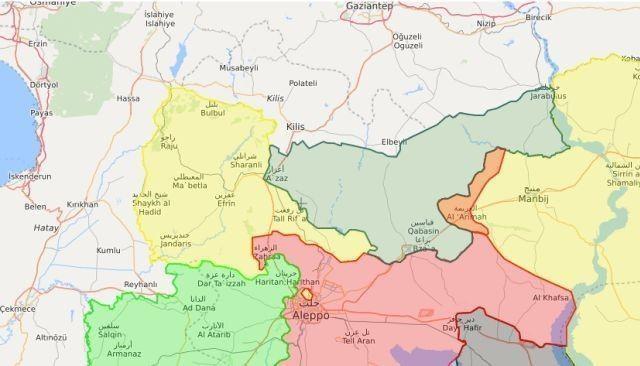 REPORT AGGIORNATO AL 14/02/2018 Panoramica: Efrin è un distretto e una città che si trova a 40 chilometri a nord-ovest di Aleppo, ed è diventato parte del governo autonomo sin dalla sua istituzione