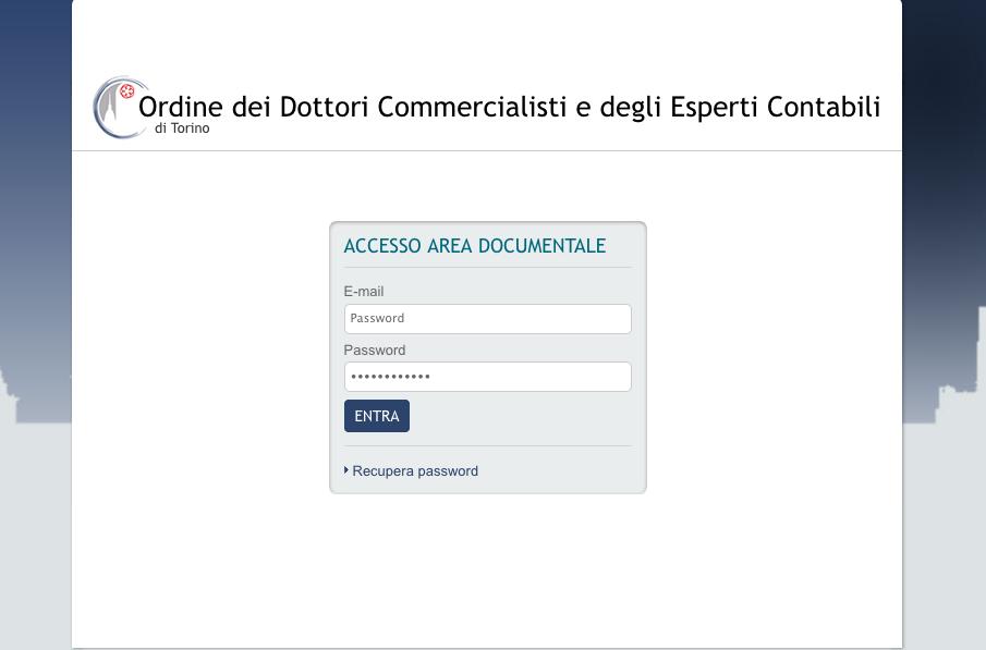 Area documentale 5) come Il soggetto abilitato scarica i documenti Il soggetto abilitato può accedere all area documentale comune attraverso il link che viene fornito via email.