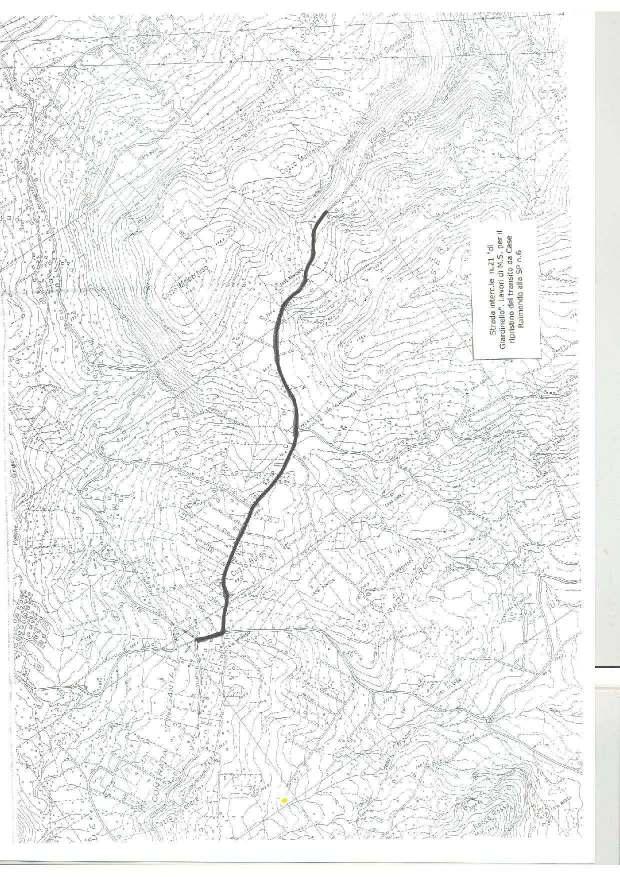 117 Strada intercomunale 21 "di Giardinello". Lavori di M.S. per il ripristino del transito da Case Raimondo alla S.