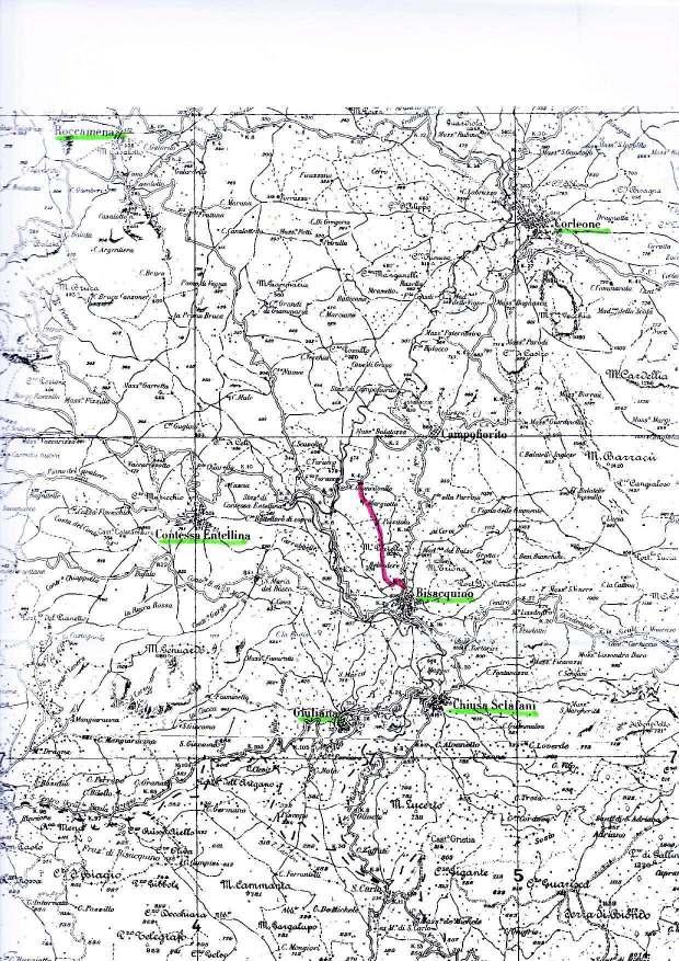 162 Ex C.le n. 41 di Morella: dal 4+300 della SP 12 alla SS 188/C in prossimità di Bisacquino.