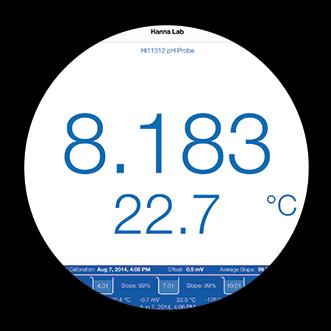 Visualizzazione dati in tempo reale Le letture di ph e temperatura vengono aggiornate ogni secondo.