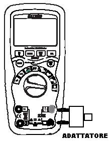 SELEZIONE GAMMA AUTOMATICA/MANUALE Alla prima accensione dello strumento, esso si porta automaticamente nella gamma di misura automatica.