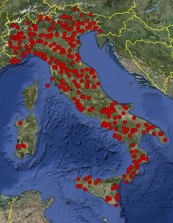 Nazionale: CRA-API, IZS-Ve, Università di Bologna, SIN