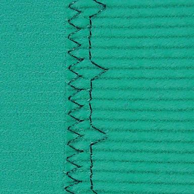 Punti utili 6.18 Orlo invisibile Per orli invisibili su stoffe medio-pesanti e pesanti di cotone, lana e fibre miste. Presupposizione: I bordi della stoffa sono rifiniti.