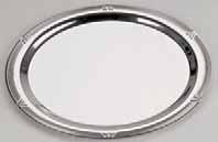 GN 41437-11 53x32,5 1/1 41437-12 32,5x26,5 1/2 41438 Vassoio ovale, bordo Deko, inox Oval tray,