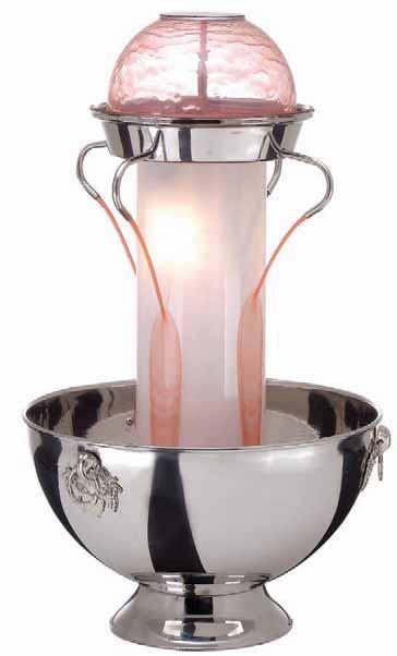 44979 new Coppa champagne, inox Champagne bowl, s/s Champagne Bowle, Edelstahl Rostfrei Vasque grand dôme, inox Ponchero, inox art. ø cm. h.