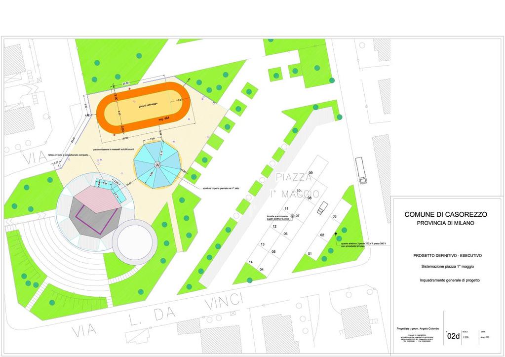 COMUNE DI CASOREZZO Progetto esecutivo e direzione lavori opere di sistemazione piazza