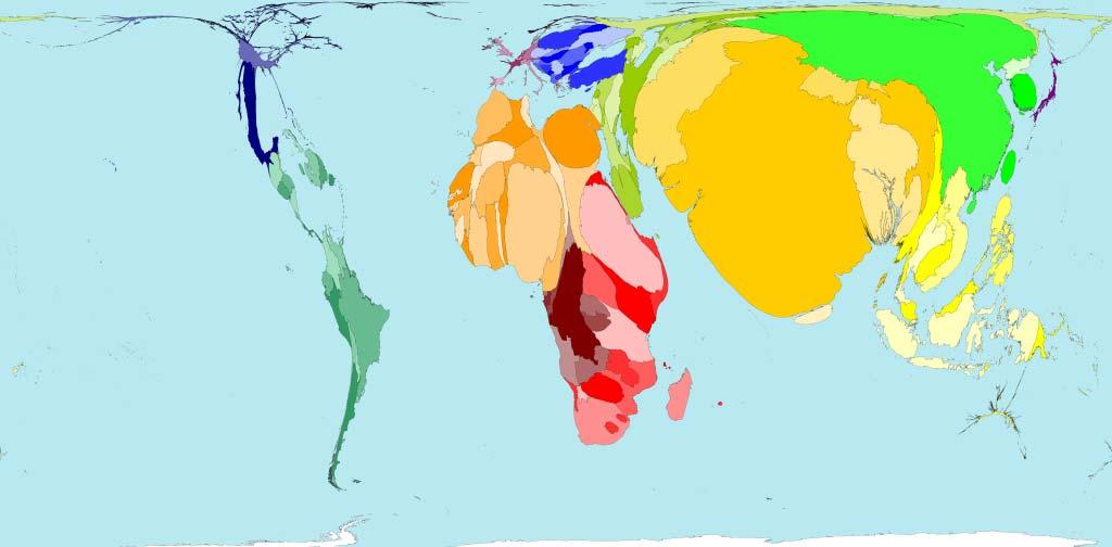 Viviamo in un mondo disuguale DISTRIBUZIONE DELLA