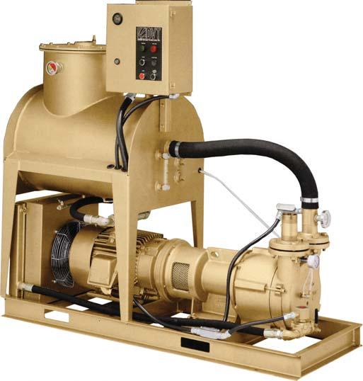 ricircolo totale di olio Oil-sealed liquid ring vacuum pump systems Finder Pompe S.p.A.