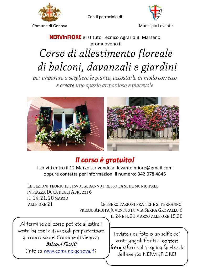 Il Municipio promuove ed organizza eventi collaterali a tema quali il «Corso di allestimento floreale di balconi, davanzali e giardini» con un contest fotografico da svolgersi sul web, rivolto ad un