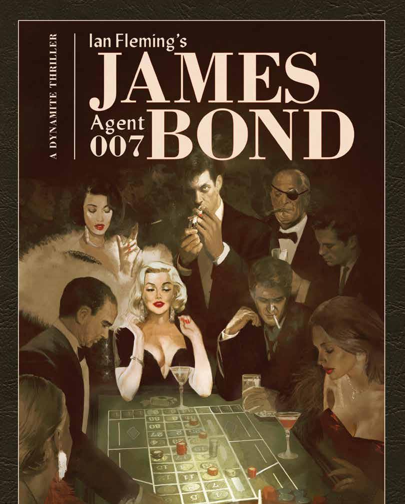 JAMES BOND: CASINO ROYALE Il primo, leggendario romanzo di Ian Fleming con protagonista James Bond diventa un elegante graphic novel a cura di Van Jensen e Dennis Calero.