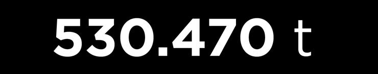 480,94 t (33,27%) 163.079,03 t (30,74%) 13.401,81 t (2,53%) Il Servizio di Igiene Ambientale del Gruppo Veritas ha gestito nel 2016 530.470 t di rifiuti, di cui il 88,5% 11,5% 469.429 t 61.