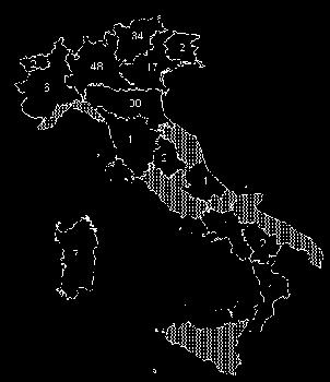 Impianti di Biogas su effluenti zootecnici, scarti agricoli e agroindustriali e colture energetiche (2007) Censimento impianti biogas TEMPERATURA DI PROCESSO Psicrofilia Mesofilia Termofilia Dato non