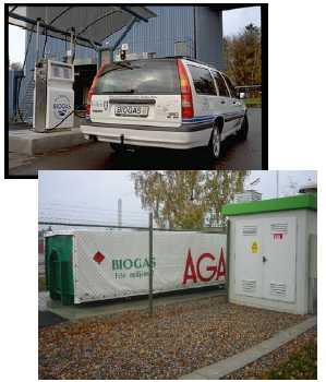 Biogas per autotrazione La Svezia, la