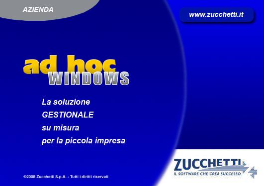 Piattaforma Applicativa Gestionale Documentazione Fast Patch Nr. 0027 Rel.8.2 Modulo Antievasione Iva e Flussi Telematici Generazione file Spesometro 2012 COPYRIGHT 1992-2013 by ZUCCHETTI S.p.A. Tutti i diritti sono riservati.