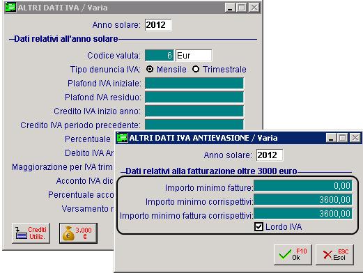 AD HOC WINDOWS ANTIEVASIONE IVA E FLUSSI TELEMATICI VERIFICA LIMITE PER TIPOLOGIA OPERAZIONE Nella videata dei Parametri Estrazione Spesometro, è stato inserito il nuovo flag Verifica limite per