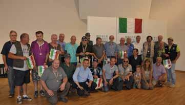Grumello del Monte (BG) 4 agosto 2012. La foto ritrae i Campioni Italiani sul palco dei vincitori.