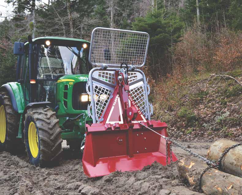 EGV 65 AHK ZS Per attacco frontale e posteriore Si tratta di un verricello forestale Tajfun