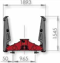 7025 mm Momento di rotazione netto 19 knm Lunghezza telescopico 1800 mm Gru