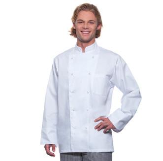 318 KJM14 HO.RE.CA. & CHEF/basic CHEF/chef Chef Jacket Lars 65% poliestere, 35% cotone.