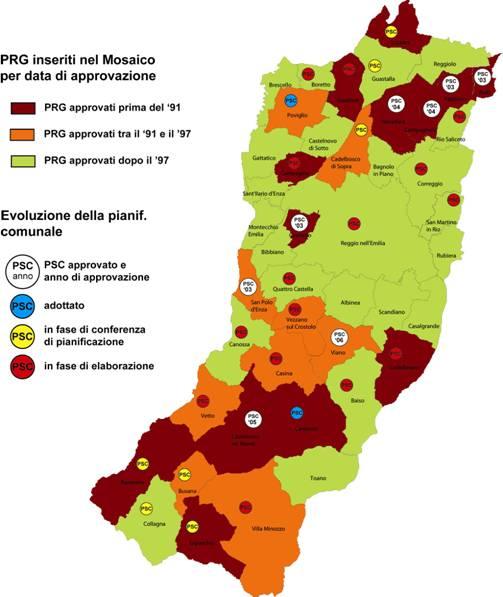 Il campo di competenza del PTCP PSC: delinea le scelte strategiche di assetto e sviluppo e le tutele, con riguardo a tutto il territorio comunale.