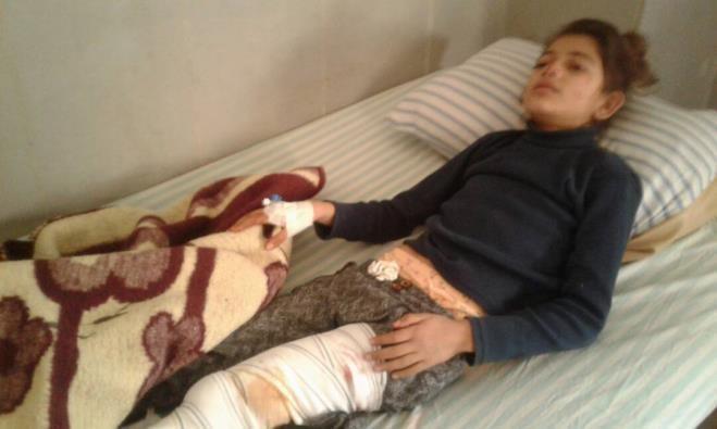 Heva Ahmed Kilaho 13 anni. I feriti sono: 1.