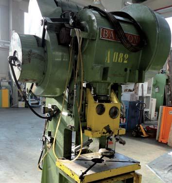 70 Mechanical press Balconi 60 Ton. Type MTRS/L Bed size dim. 800x500 mm Strokes per min.