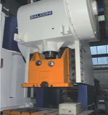7969/0 Cert. Nr. IT-102776 ISO 9001:2008 Pressa meccanica Radaelli 250 Ton Dim.