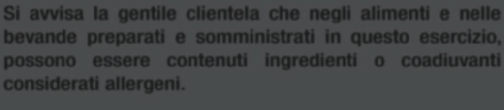 1169/2011 1 Cereali contenenti glutine, cioè grano, segale, orzo, avena, farro, kamut o i loro ceppi derivati e prodotti derivati 8 2 Crostacei e prodotti a base di crostacei 3 Uova e prodotti a base