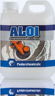 all uso con gradevole profumazione Non pericoloso per l ambiente e per l operatore AL 01 Crema a base acqua per rimuovere segni di ingobbio o patine superficiali da ceramiche e gres porcellanato 6 È