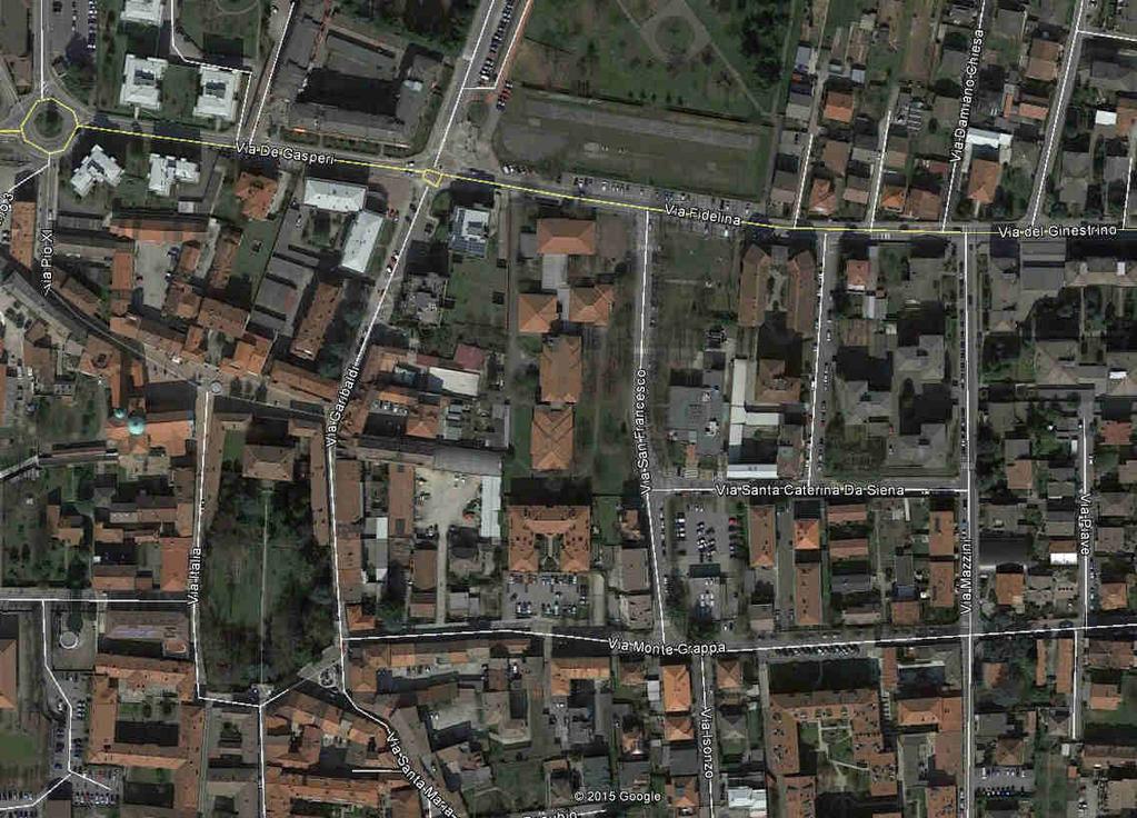 AREA IN ESAME Perimetro Scuola C. Baroni Figura 2: Foto aerea tratta da Google Earth.