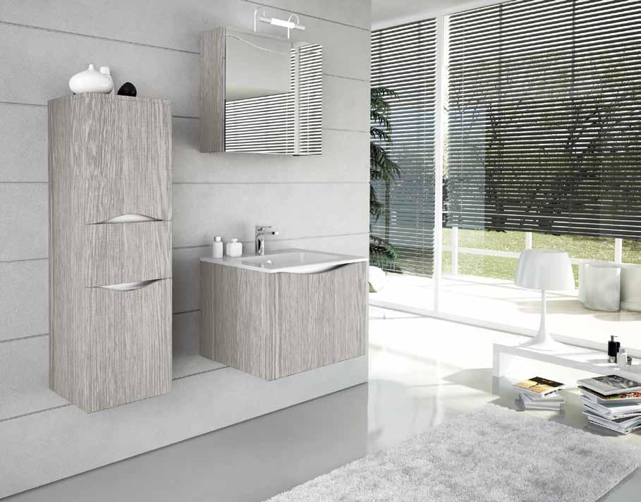 Comp. DAY D 10 Cassa e Frontale Laminato Rovere Venato Base